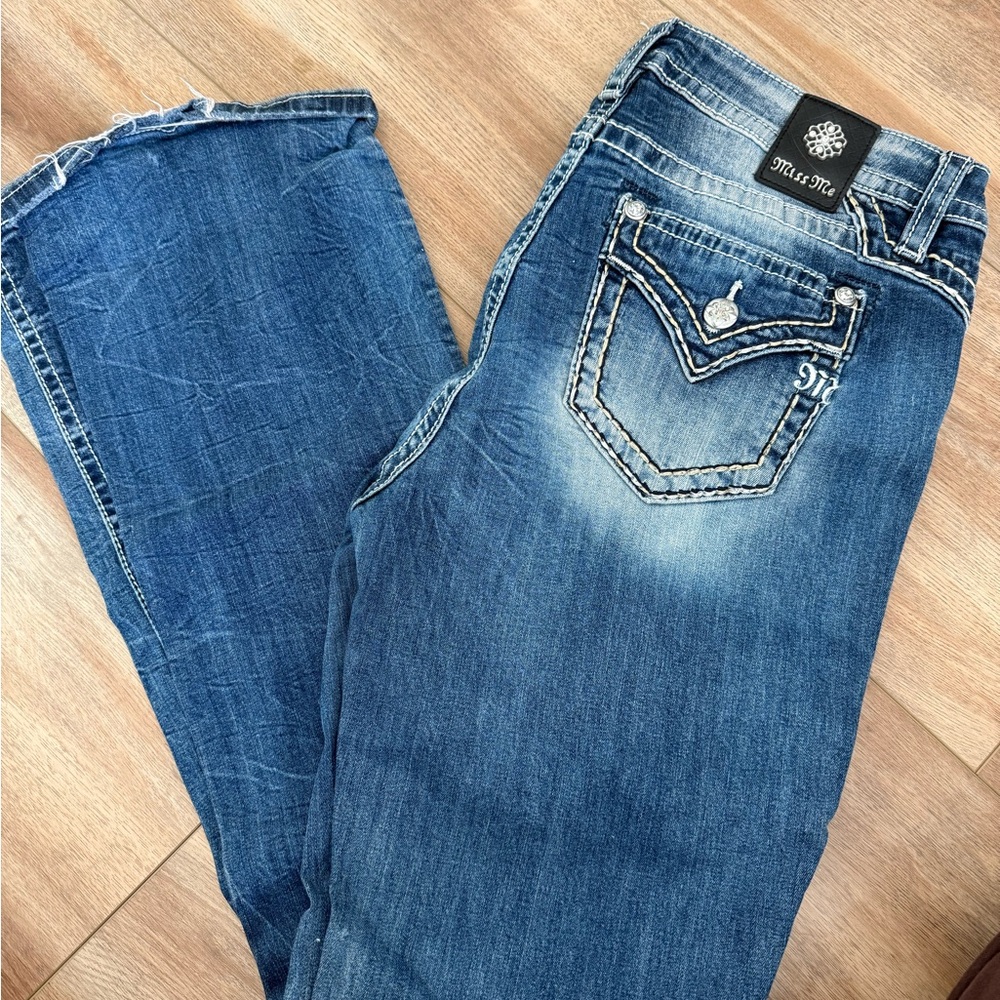 Miss Me Blue Boot Cut Jeans